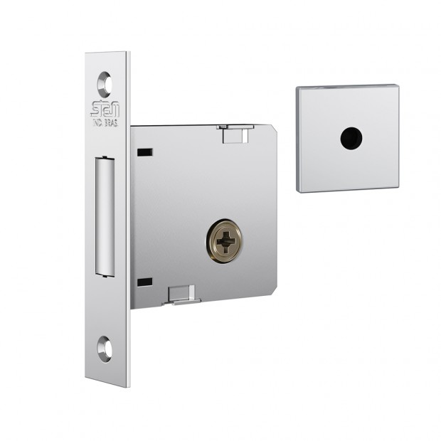 Fechadura 1004 Roseta Quadrada 1 Tetra Externa Inox