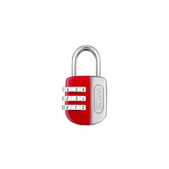 Cadeado Life Colors com Segredo Vermelho Encartelado 25mm