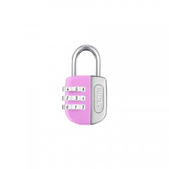 Cadeado Life Colors com Segredo Rosa 25mm Encartelado