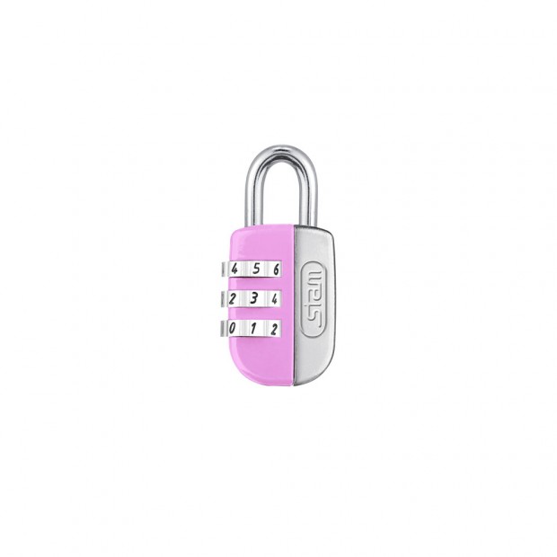 Cadeado Life Colors com Segredo Rosa 20mm Encartelado