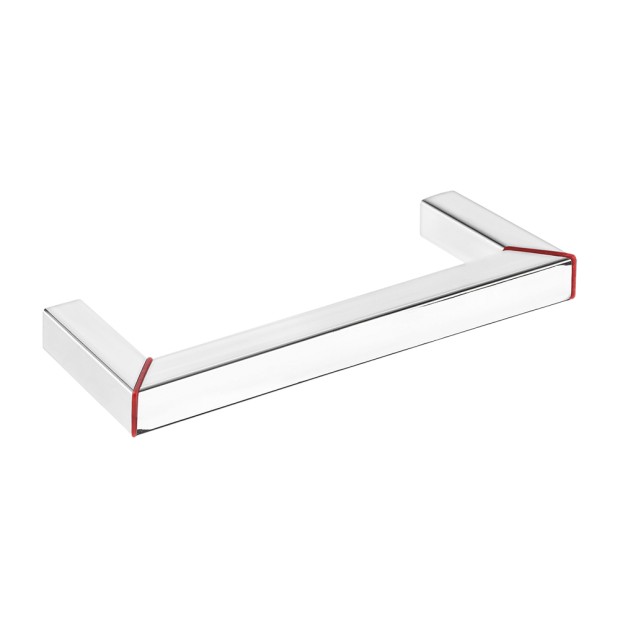 Puxador Para Movel 1010 NY Inox 304 Vermelho 480mm Inox Polido