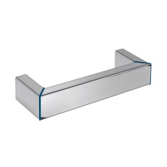 Puxador Para Movel 2010 NY Inox 304 Azul 96mm Inox Escovado