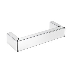 Puxador Para Movel 2010 NY Inox 304 Preto 600mm Inox Polido