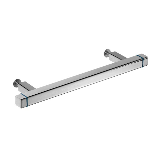 Puxador Para Movel 1212 NY Inox 304 Azul 96mm Inox Escovado