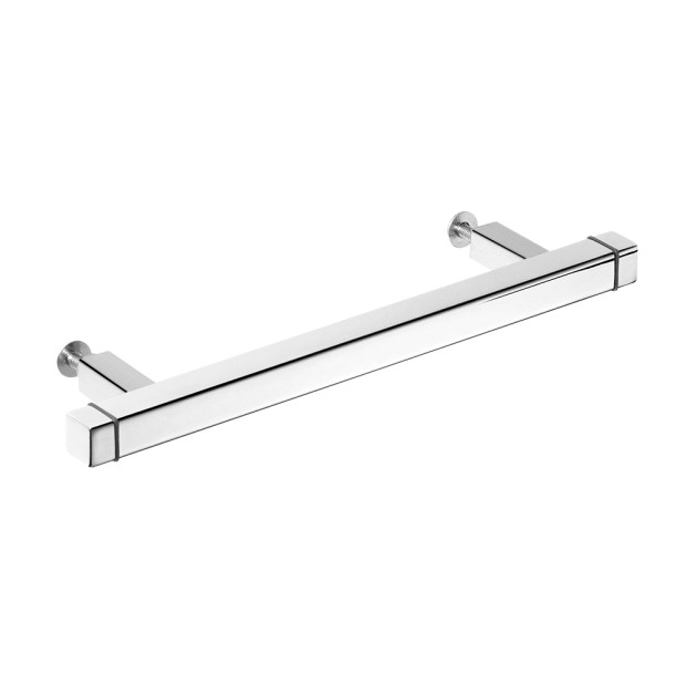 Puxador Para Movel 1212 NY Inox 304 Preto 192mm Inox Polido