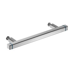 Puxador Para Móvel 1212 NY Inox 304 Azul 384mm Inox Escovado