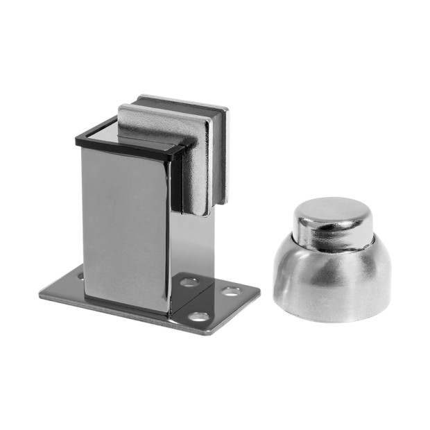 Fixador Magnetico Inox 304 Para Porta Inox Escovado Encartelado