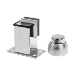 Fixador Magnetico Inox 304 Para Porta Inox Polido Encartelado