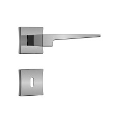 Fechadura Classic 55 3200 Roseta Quadrada Interna Cromo Escovado