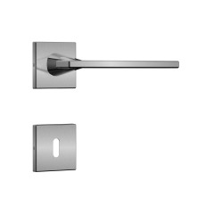 Fechadura Classic 40 3000 Roseta Quadrada Interna Inox Escovado