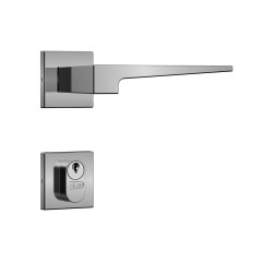 Fechadura Classic 40 3200 Roseta Quadrada Externa Inox Escovado