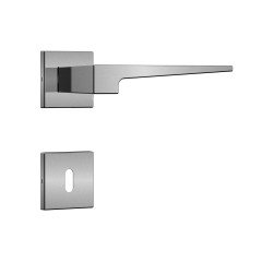 Fechadura Classic 40 3200 Roseta Quadrada Interna Inox Escovado