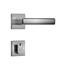 Fechadura Classic 40 3400 Roseta Quadrada Externa Inox Escovado