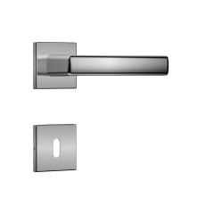 Fechadura Classic 40 3400 Roseta Quadrada Interna Inox Escovado