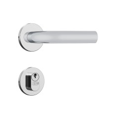 Fechadura 803/31i AISI 304 Roseta Redonda Externa Inox