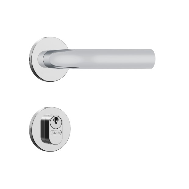 Fechadura 803/31i AISI 304 Roseta Redonda Externa Inox