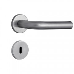 Fechadura 813/31i AISI 304 Roseta Redonda Interna Inox Escovado