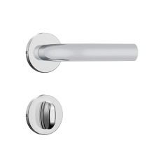 Fechadura 823/31i AISI 304 Roseta Redonda Banheiro Inox