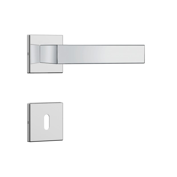 Fechadura 813/29i AISI 304 Roseta Quadrada 1 Interna Inox