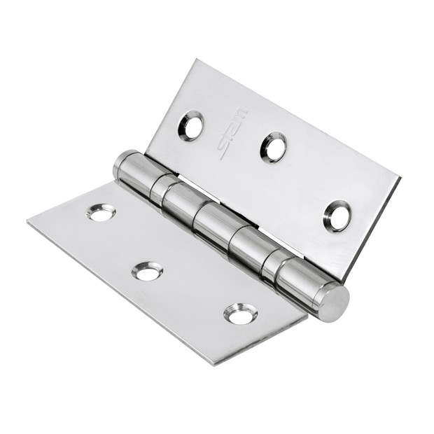 Dobradica Com Rolamento 3 X 2,5 X 1,9 Inox Polido Caixa 12 unidades