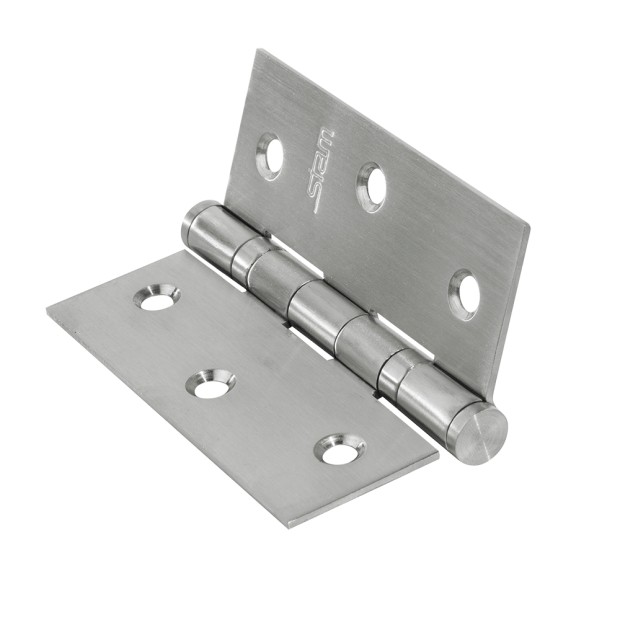 Dobradica Com Rolamento 3 X 2,5 X 1,9 Inox Escovado Caixa 12 unidades