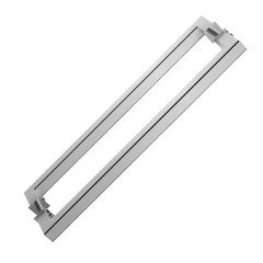 Puxador Monza 2020 Inox 304 Duplo 20 X 20 X 800mm Inox Escovado