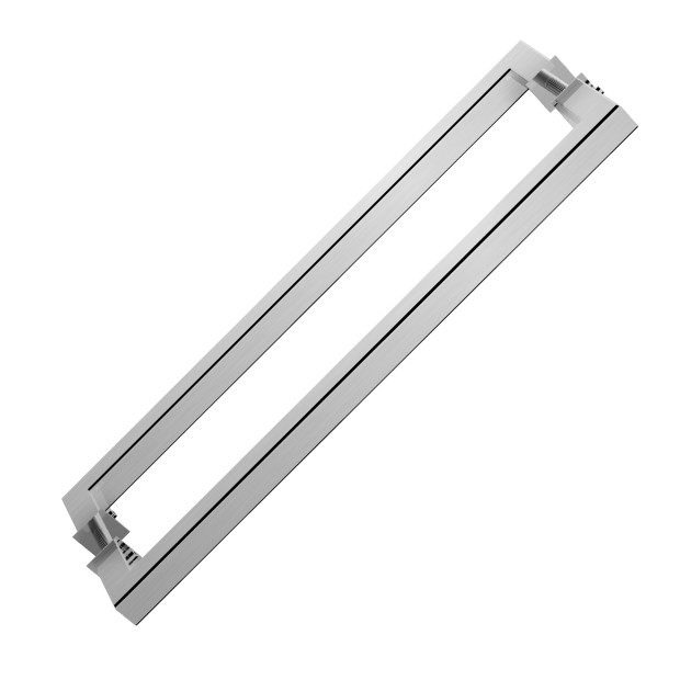 Puxador Monza 2020 Inox 304 Duplo 20 X 20 X 800mm Inox Escovado