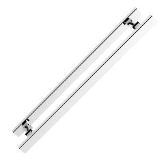Puxador Roma 3015 Inox 304 Duplo 30 X 15 X 400mm Inox Polido