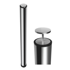 Pe Para Mesa Salamanca Inox 304 750 X 60mm Inox Escovado