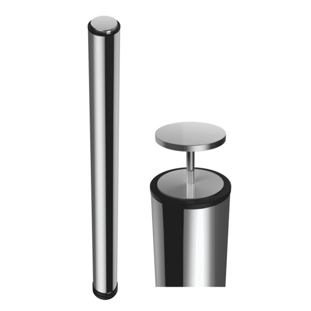 Pe Para Mesa Salamanca Inox 304 750 X 60mm Inox Escovado