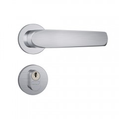 Fechadura 803/09 Roseta Redonda Gorje Externa Inox Escovado