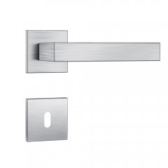 Fechadura Fortinox 4200 AISI 304 Roseta Quadrada Interna Inox Escovado