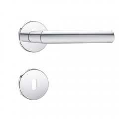 Fechadura Fortinox 4100 AISI 304 Roseta Redonda Interna Inox Polido