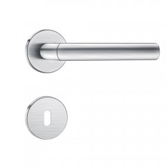 Fechadura Fortinox 4100 AISI 304 Roseta Redonda Interna Inox Escovado