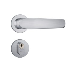 Fechadura 803/09 Roseta Quadrada 1 Gorje Externa Inox Escovado