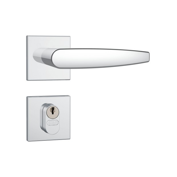 Fechadura 803/33 Roseta Quadrada 1 Gorje Externa Inox