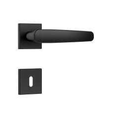 Fechadura Classic 40 3100 Roseta Quadrada Interna Black Fosco