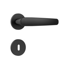 Fechadura Classic 55 3100 Roseta Redonda Interna Black Fosco