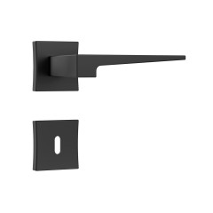 Fechadura Classic 55 3200 Roseta Quadrada Interna Black Fosco