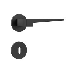 Fechadura Classic 55 3200 Roseta Redonda Interna Black Fosco