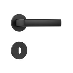 Fechadura Classic 55 3400 Roseta Redonda Interna Black Fosco