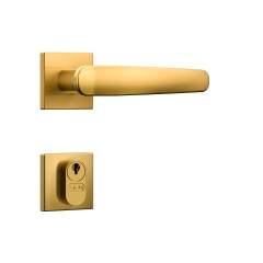 Fechadura Classic 40 3100 Roseta Quadrada Externa Gold