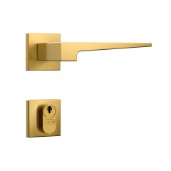 Fechadura Classic 40 3200 Roseta Quadrada Externa Gold
