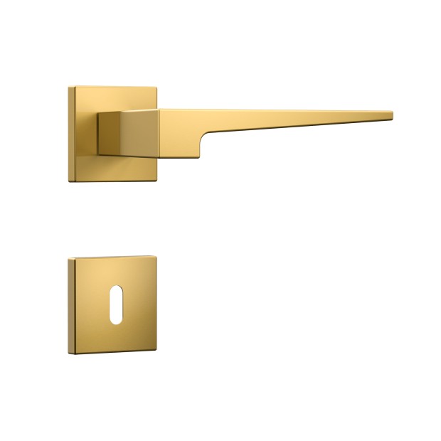 Fechadura Classic 40 3200 Roseta Quadrada Interna Gold