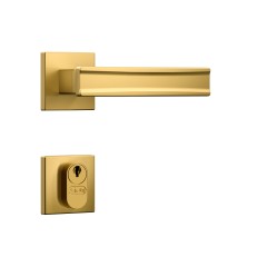 Fechadura Classic 40 3300 Roseta Quadrada Externa Gold