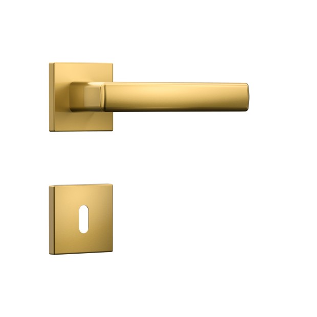 Fechadura Classic 40 3400 Roseta Quadrada Interna Gold