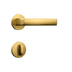 Fechadura Classic 40 3400 Roseta Redonda Banheiro Gold