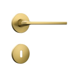 Fechadura Classic 55 3000 Roseta Redonda Interna Gold