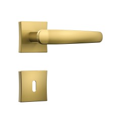 Fechadura Classic 55 3100 Roseta Quadrada Interna Gold
