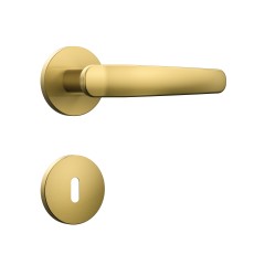 Fechadura Classic 55 3100 Roseta Redonda Interna Gold